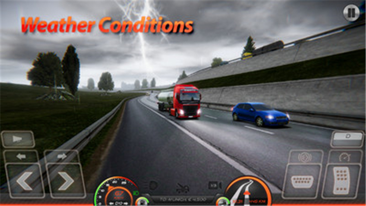 卡车模拟器欧洲2破解版无限金币游戏下载