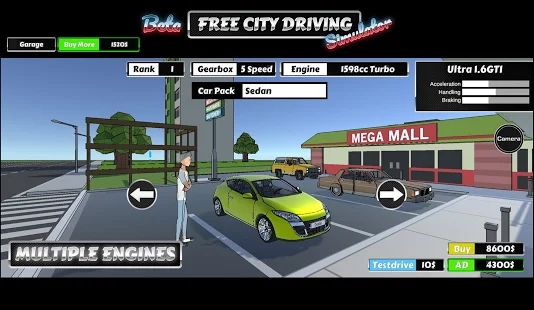 自由城驾驶模拟器