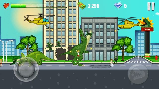 侏罗纪恐龙破坏城市