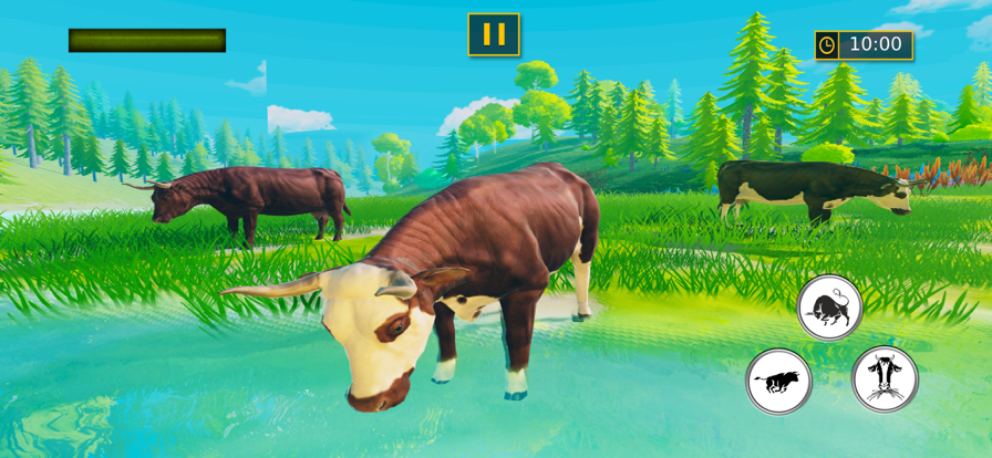 愤怒的公牛攻击模拟器