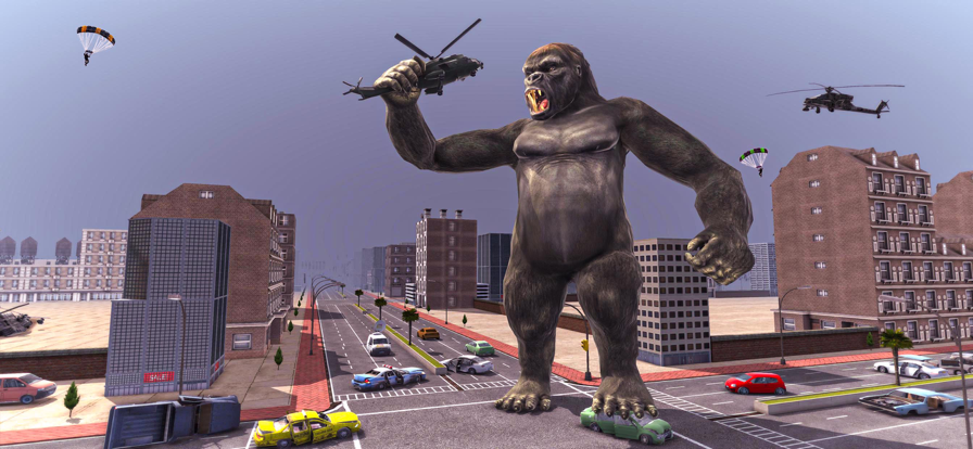愤怒的大猩猩城市横冲直撞3D